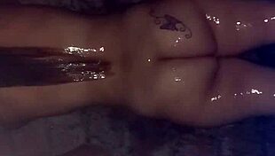 Detailed Fucking Of Her Ass In The Oiled Bathroom With Moaning And Ass Licking