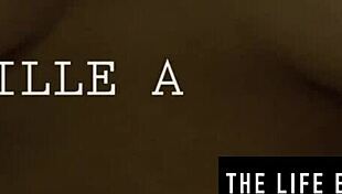 Blonde babe watches naked girlfriend masturbate and finger wet pussy while bent over