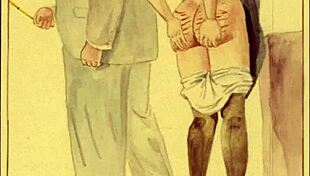 Vintage erotic drawing