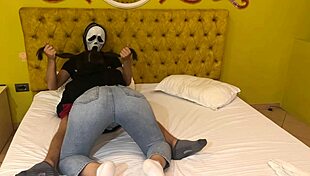 I got a free blowjob from ghostface for halloween