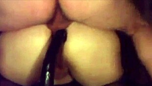 I love doing double anal because I'm a slutty BBW amateur