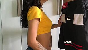 wow, this super sloppy blowjob from that hot brazilian babe is so messy and fun 😍