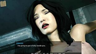 Intriguing tales of curvy hentai girl with monster cock blowjob and cumshot in unending void game.