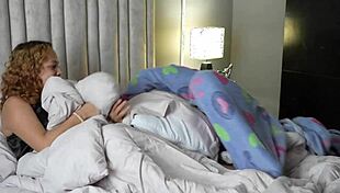 Stepdad Jealously Claims Bony's Pussy From Stepson In Taboo Bent Over Fucking