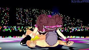 what's going on with naoto, rise, and yu in this intense persona 4 hentai sex?