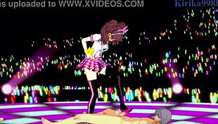 what's going on with naoto, rise, and yu in this intense persona 4 hentai sex?