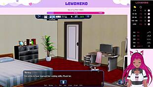 Vtuber Lewdneko Feels Intense Pleasure In Harem Hotel Part 26