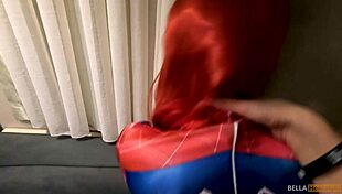 Wow, Spider-Woman Mary Jane in wild hentai parody with huge facial action! It's a crazy cross-verse ride.