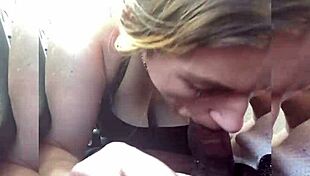 Trained To Suck Big Cock On Leash In Public