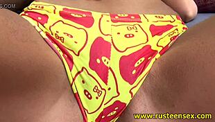 Teen Shows Her Perfect Body And Shaved Pussy