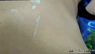 Two twinks film their raw gay fuck in public