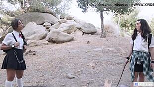 principals seducing hottest lesbian jane wilde and april olsen with muff diving