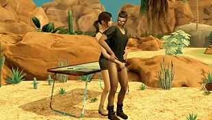 Sims 4 Tomb Raider Parody Cumshot Anal