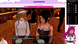 Vtuber Lewdneko Feels Intense Pleasure In Harem Hotel Part 26