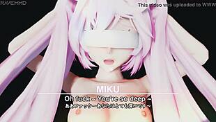 Miku begs for big black cock with emotional creampie desire