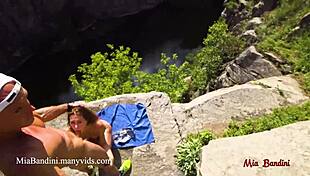 Imagine this wild public fuck on a high cliff in the canyon with Mia Bandini, so passionate and intense