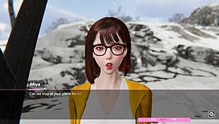 in this hentai game, the asian characters face an amorous challenge in 3d porn