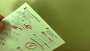 Step son fails exam, mom gives blowjob.