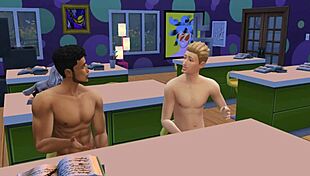 Does owen watch jake get fucked by professor in sims?