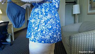 Chubby bbw teases big ass in thongs and panties with booty shaking