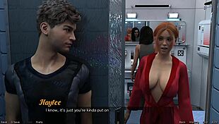 I-I nearly got caught by that big tits indian milf in space!