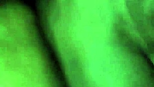 Rubbing Body Oil On A Black Milf