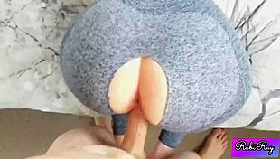 Fit Babe Rides Dick In Ripped Yoga Pants With Big Ass