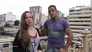 Naughty Latina Venusss picks up Tony Tigrao and explodes on his massive dick!