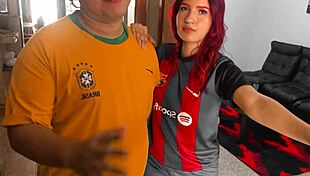 Husband Blinds Wife for Friend's Money Fuck