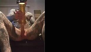 fleshlight tat jack hot fucking with cum and masturbation