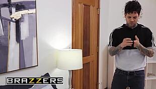 Jewelz Blu flirts with brother's friend then allows intimacy in room