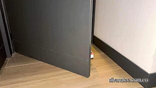 mature fitness couple fucks in the kitchen until cumshot on feet