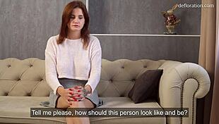 here’s the story of big tits virgin teen galinka nagymellu at her casting