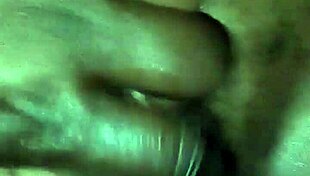 Rubbing Body Oil On A Black Milf