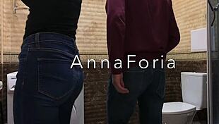 russian step sister gets bent over and fucked in the laundry room with handjob and cumshot