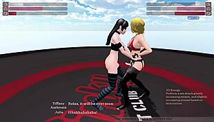 Kinky Fight Club - T1r24 - Tiffany Ambrosia Vs Julia