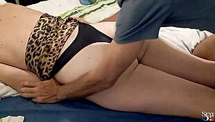 French amateur in black panties gets anal rubbing and doggystyle!