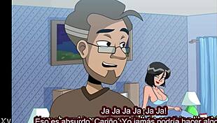 Mother-in-law catches me masturbating intensely