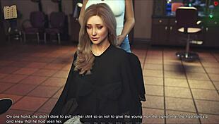 A Wife And Stepmother Play Game Together