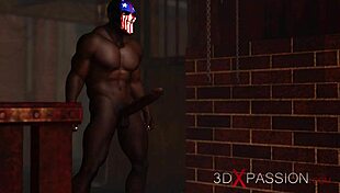 होली! सेक्सी बॉल-गैग्ड ब्लॉन्ड बीबीसी को बेसमेंट एनल में डीप लेती!