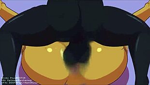 mating press plap-plap-plap with huge ass milf in rough 3d anime