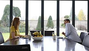 dane jones british redhead lenina crowne gets big dick fuck from husband after blowjob and cunilingus