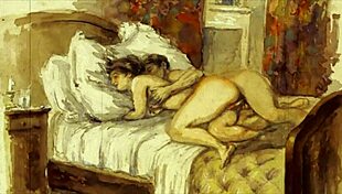 Vintage erotic drawings come to life in this rare retro anime collection