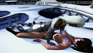 nulle adventures in 3d porn with ass licking and riding