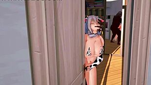 Detailed compilation of Uzaki hentai scenes with anime sound.