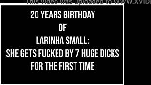 Larinha Feels Intense Emotions Riding Big Black Cock At Anniversary Party