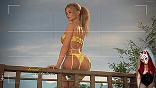 Dreamland - Ep 16 Features a Stunning Blonde Giving an Outdoor Footjob