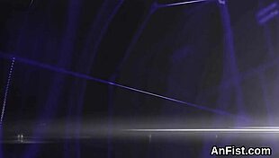 Feisty lesbians fist tight snatches and anals