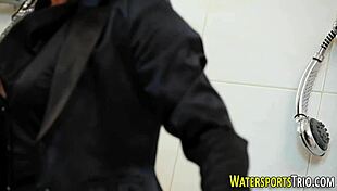 These old sluts are into watersports and peeing together.