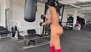 Naked Exercise With Transgender Girl May Hernandez Outdoors